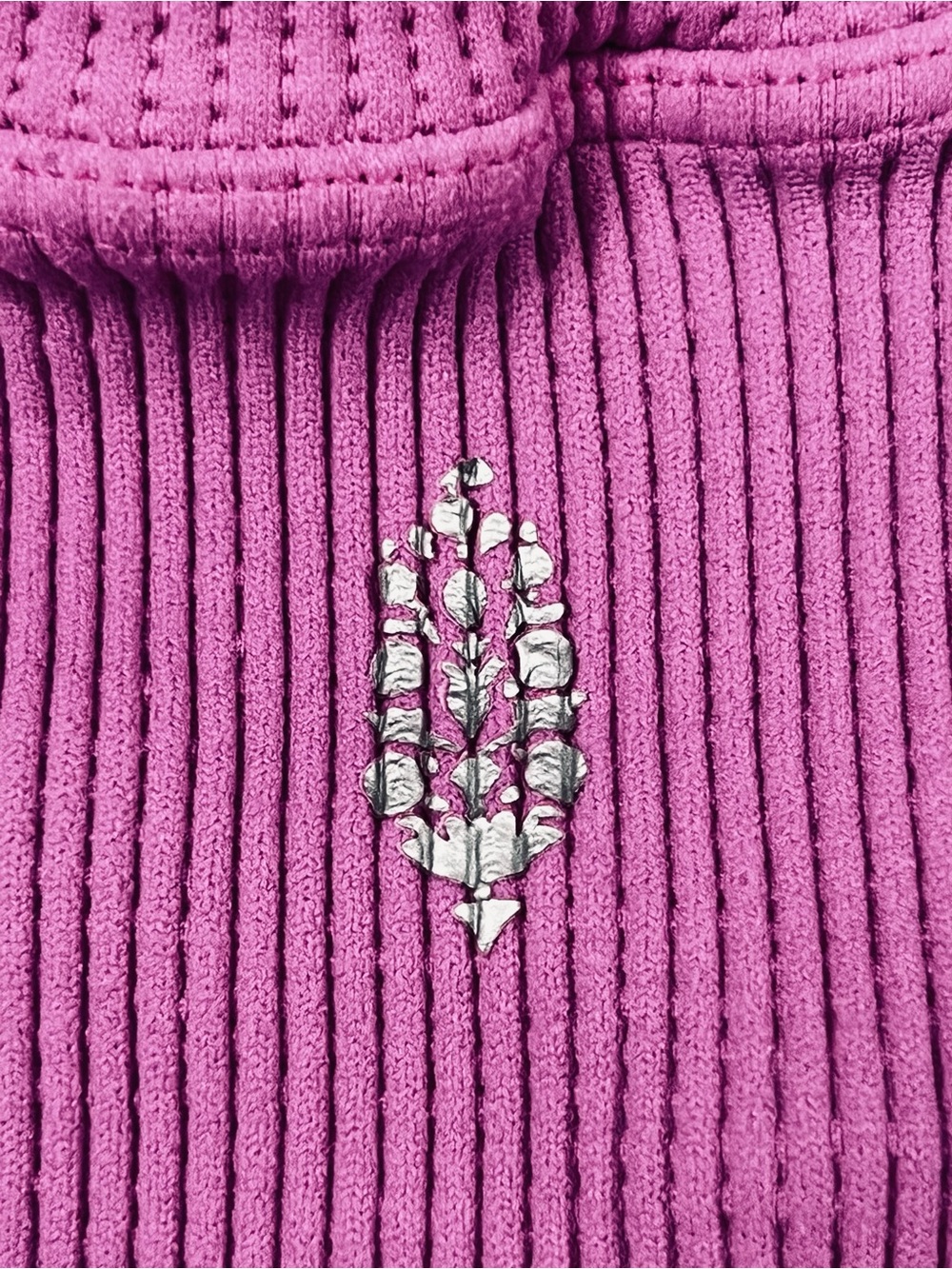 FP Movement Free People Heavy Ribbed Tank Top Purple / Women’s Medium/Large - Picture 3 of 5